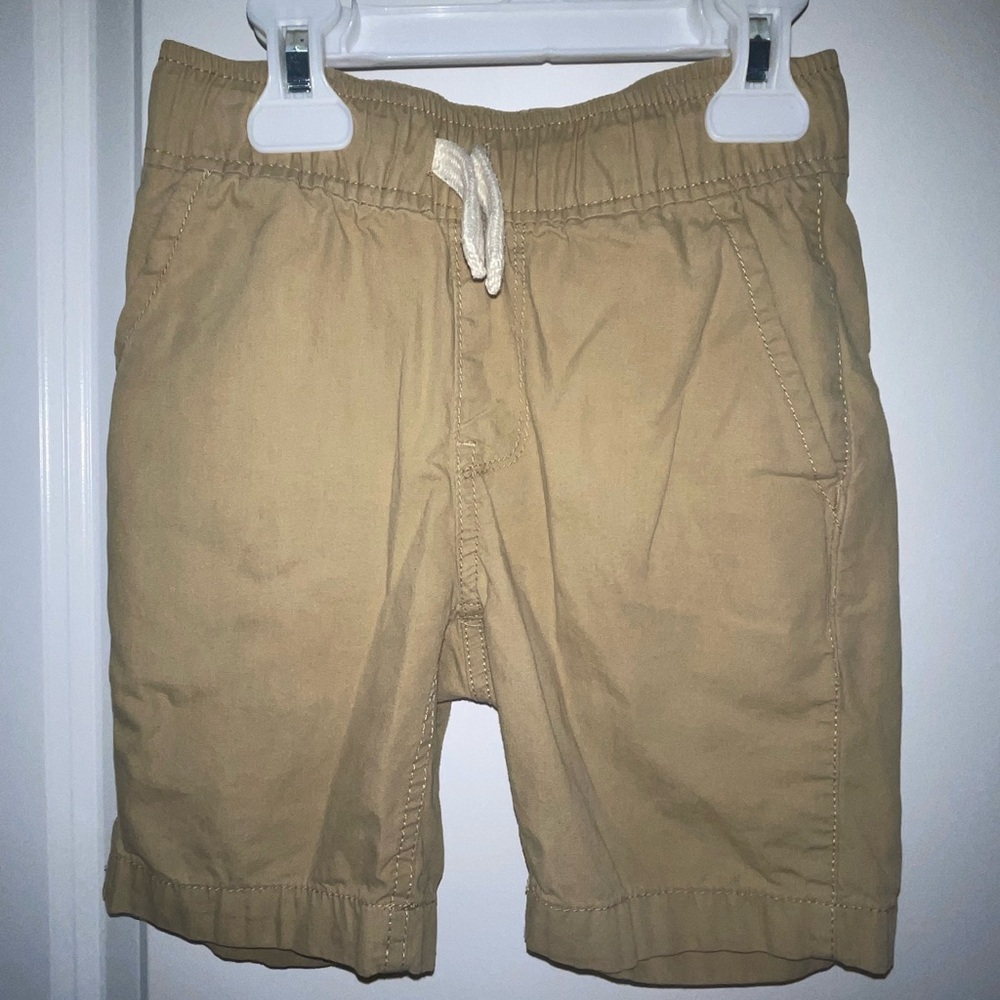 Tan and Navy Casual Shorts